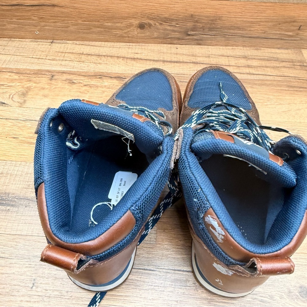 Forsake Men's size 10.5 Clyde Hiking Boots Blue and Brown - Picture 8 of 9